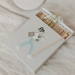 Eulenschnitt Streichhölzer Blumenmädchen