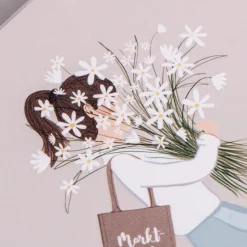 Eulenschnitt Streichhölzer Blumenmädchen