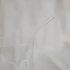 Eulenschnitt Strohhalme gebogen Herz 4er-Set