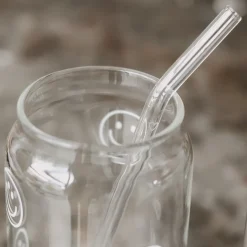 Eulenschnitt Strohhalme gebogen Herz 4er-Set