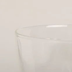 Eulenschnitt Trinkglas Herz weiß