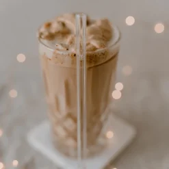 Eulenschnitt Trinkhalme Weihnachten 4er-Set lang