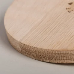 Eulenschnitt Untersetzer aus Eiche Kaninchen