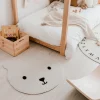 Eulenschnitt waschbarer Kinderteppich Bär