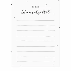 Eulenschnitt Weihnachtskarte Wunschzettel