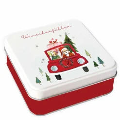 Geschenkdose Weihnachtsauto Wunscherfüller