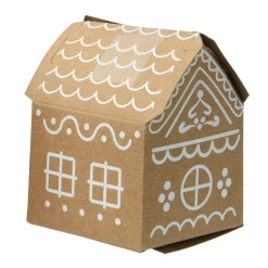 Geschenkverpackung Lebkuchenhaus 4er-Set