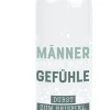 Glas Trinkflasche Männer haben auch Gefühle