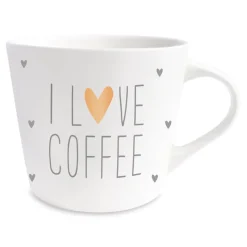 Goldtasse I love coffee