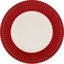 Greengate Dessertteller Alice rot