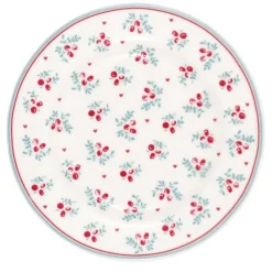 Greengate Dessertteller Belia weiß klein