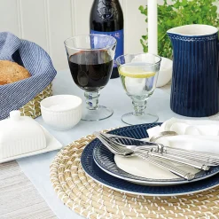 Greengate Frühstücksteller Alice Dunkelblau