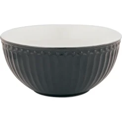 Greengate Müslischale Alice dunkelgrau