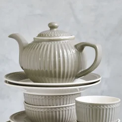 Greengate Teekanne Alice taupe
