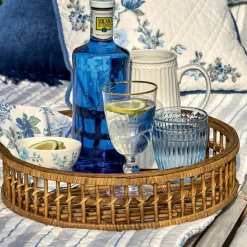 Greengate Wasserglas Alice hellblau