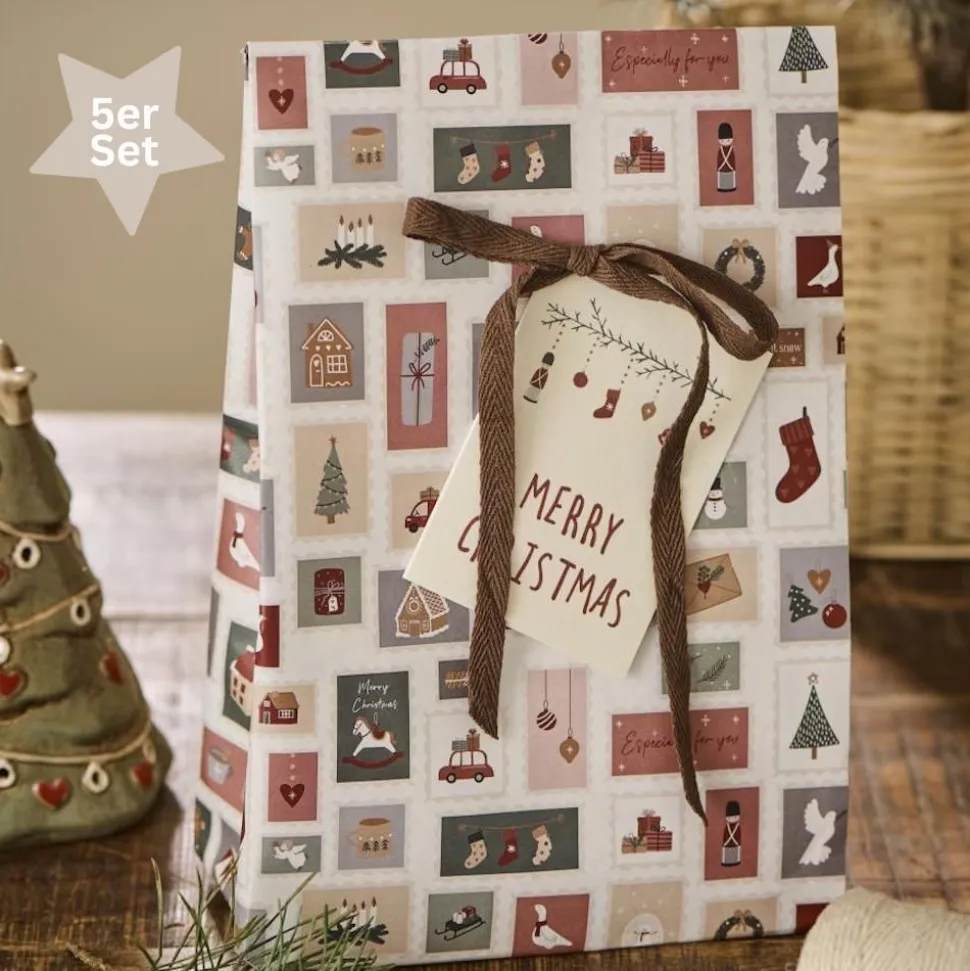 ib_laursen_buntfalttten_w_SKURH8GYhwyvx_0.webp Ib Laursen Buntfalttüten Weihnachtsbriefmarken 5er-Set breit