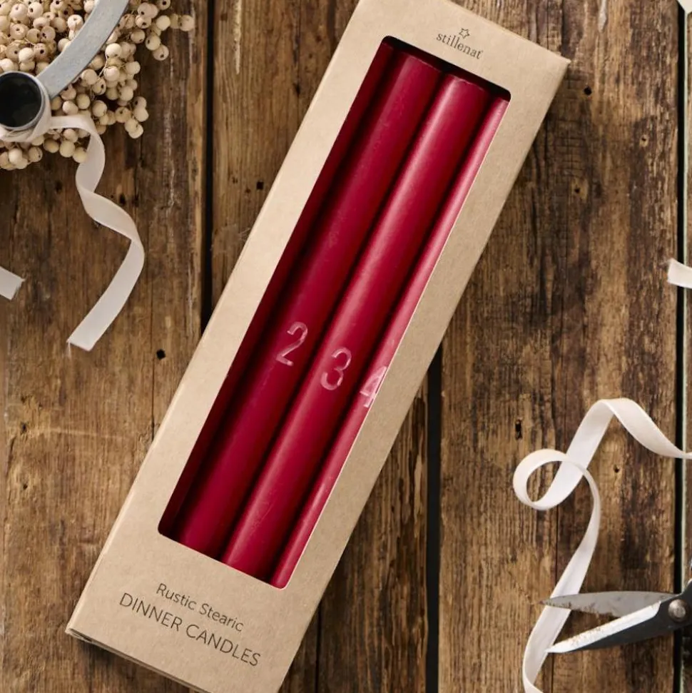 ib_laursen_erset_adventsk_SKUkMqblK0ESv_0.webp IB Laursen 4er-Set Adventskerzen 1 - 4 rot