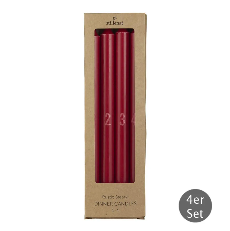 ib_laursen_erset_adventsk_SKUkMqblK0ESv_1.webp IB Laursen 4er-Set Adventskerzen 1 - 4 rot