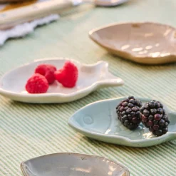 Ib Laursen Fisch Schale cremefarben klein