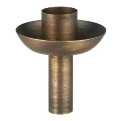 Ib Laursen Flaschen-Kerzenhalter für Stabkerzen Aik messingfarben