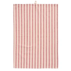 Ib Laursen Geschirrtuch Cecilie mit Streifen natufarben