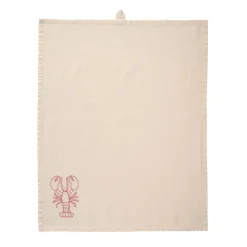 Ib Laursen Geschirrtuch Hummer cremefarben