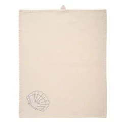 Ib Laursen Geschirrtuch Muschel cremefarben