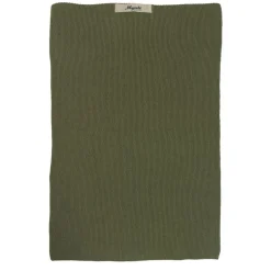 Ib Laursen Handtuch Mynte olive gestrickt