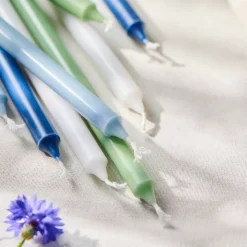 Ib Laursen hohe Stabkerzen Hege cornflower 6er-Set