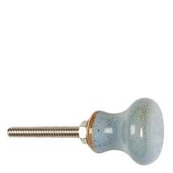 Ib Laursen Keramik Griff Halvar staubig blau