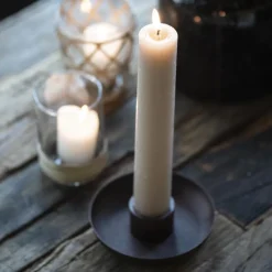 IB Laursen Kerze Rustikal Graunaturfarben