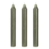 Ib Laursen Kerze rustikal waldgrün 3er Set