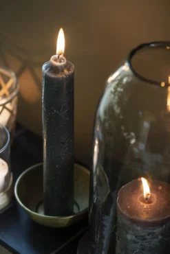 IB Laursen Kerze Rustikal Dunkelgrün