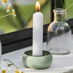 Ib Laursen Kerzenhalter für Stabkerzen grün