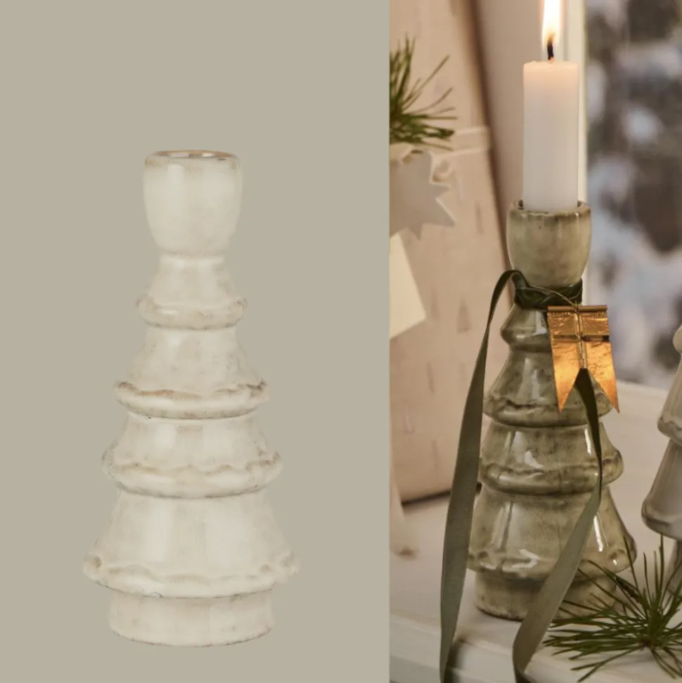 ib_laursen_kerzenhalter_g_SKU0EOzZK767X_0.webp Ib Laursen Kerzenhalter gerillt 16 cm braun-meliert