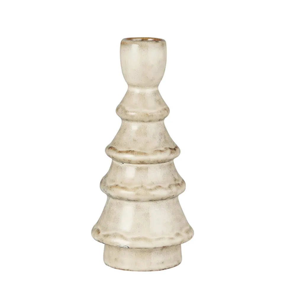 ib_laursen_kerzenhalter_g_SKU0EOzZK767X_1.webp Ib Laursen Kerzenhalter gerillt 16 cm braun-meliert