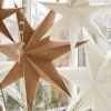 IB Laursen Papierstern zum Hängen 7-zackig 90 cm naturfarben