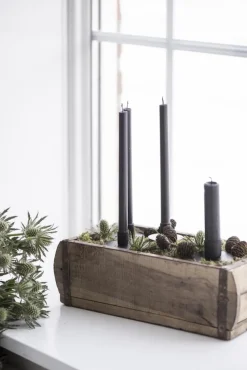 IB Laursen Stabkerzen Hege schmal grau 6er-Set