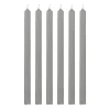 IB Laursen Stabkerzen Hege Schmal Hellgrau 6er-Set