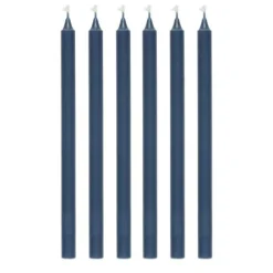 Ib Laursen Stabkerzen Hege schmal cornflower 6er-Set