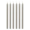 Ib Laursen Stabkerzen Hege schmal French Grey 6er-Set