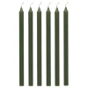 Ib Laursen Stabkerzen Hege schmal moosgrün 6er-Set