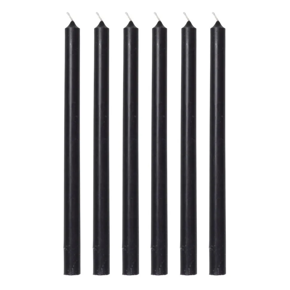 ib_laursen_stabkerzen_heg_SKUoDrvdK39LZ_0.webp IB Laursen Stabkerzen Hege schmal schwarz 6er-Set