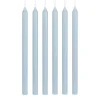 Ib Laursen Stabkerzen Hege schmal staubig blau 6er-Set