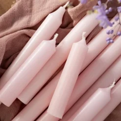 Ib Laursen Stabkerzen Rustikal Hellrosa 3er-Set