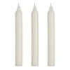 IB Laursen Stabkerzen Rustikal Elfenbeinfarben 3er-Set
