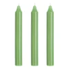 Ib Laursen Stabkerzen Rustikal Staubig Grün 3er-Set