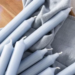 Ib Laursen Stabkerzen Rustikal Hellblau 6er-Set