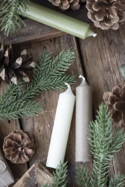 IB Laursen Stabkerzen Rustikal Altrosa 6er-Set