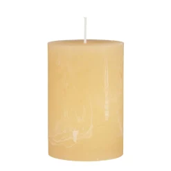 Ib Laursen Stumpenkerze rustikal lemonade klein